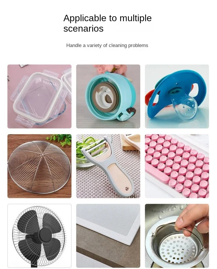 Multifunctional flexible gap cleaning brush