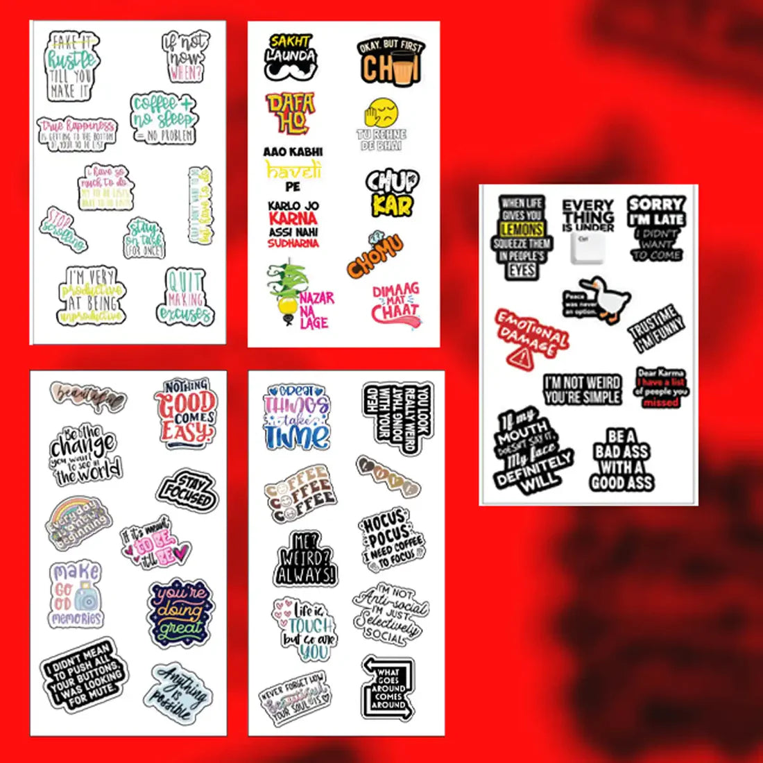 50 Premium Waterproof Stickers for Every Vibe