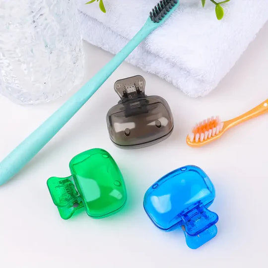 Travel Portable Toothbrush Head Cover Case ( Pack of 2 )