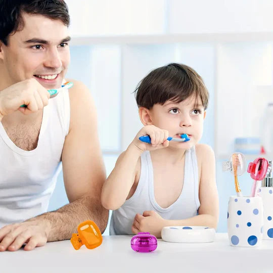 Travel Portable Toothbrush Head Cover Case ( Pack of 2 )