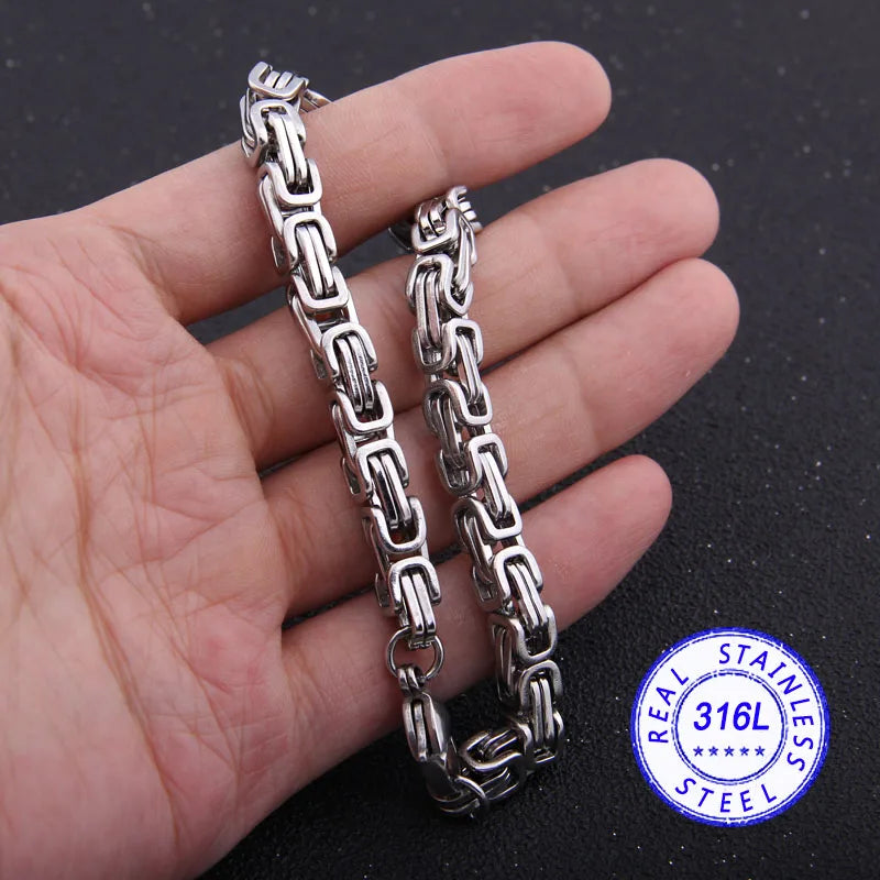 Byzantine Curb Cuban Link Bracelet