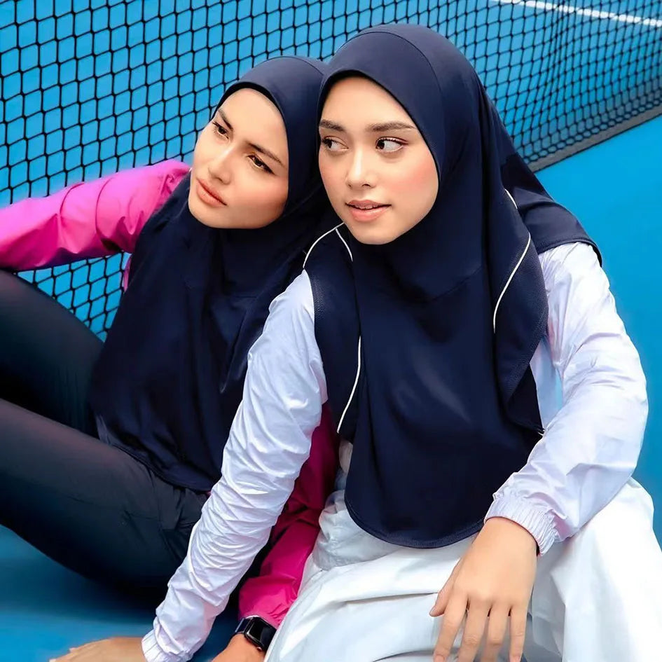 Instant Hijab with Stitched Cap