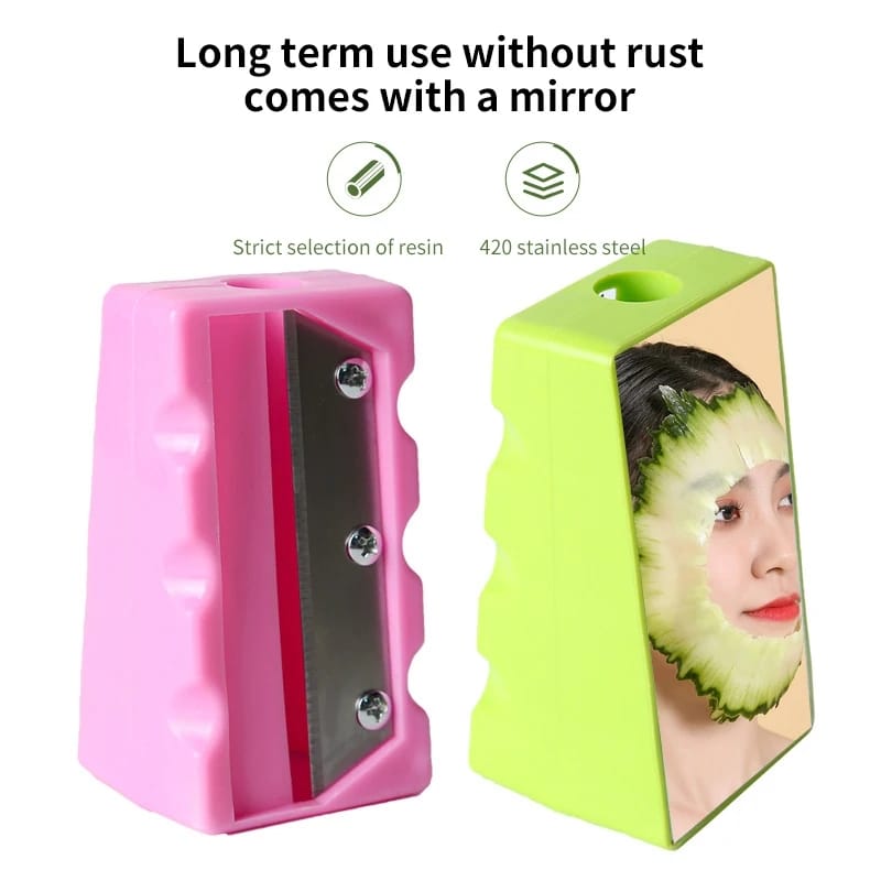 Beauty Cucumber Slicer Knife Sharpener Kitchen Accessories Peeler Fruit Curling