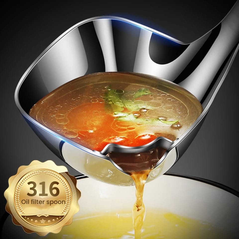 STAINLESS STEEL OIL FILTER SPOON