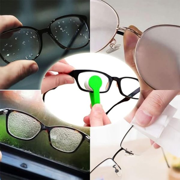 Mini Microfiber Glasses Eyeglasses Cleaner Tool (PACK OF 2)