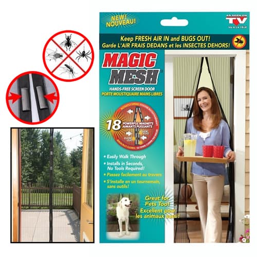 Magic Mesh Deluxe- Hands Free Magnetic Screen Door