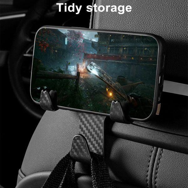 Universal Car Carbon Fiber Seat Hook