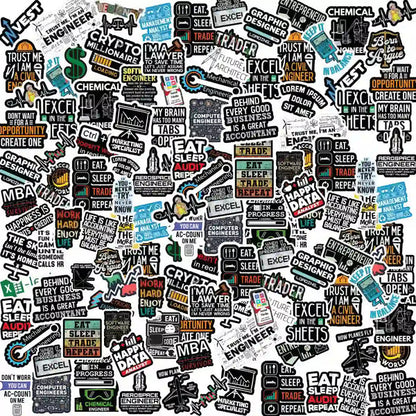 50 Premium Waterproof Stickers for Every Vibe