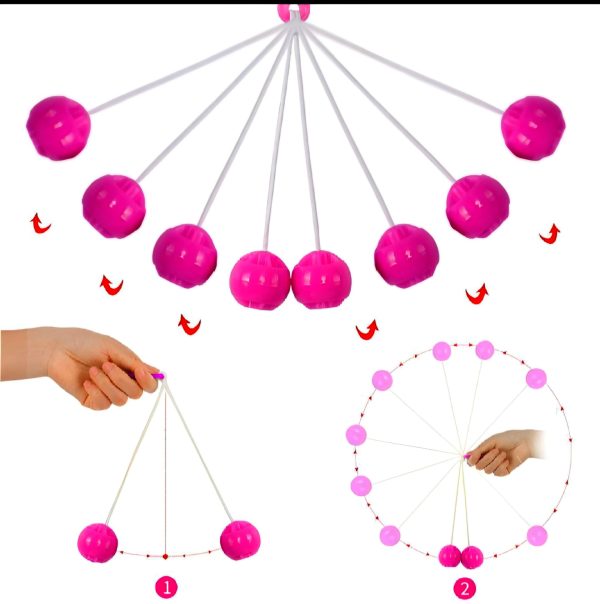 Premium Quality Click Clack Ball Game ( Pack of 2 )