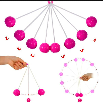 Premium Quality Click Clack Ball Game ( Pack of 2 )