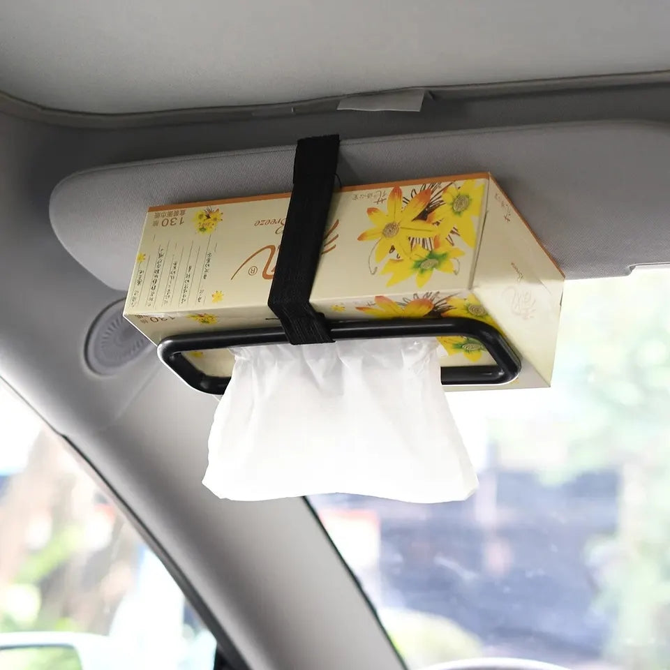 Car tissue rack clip
