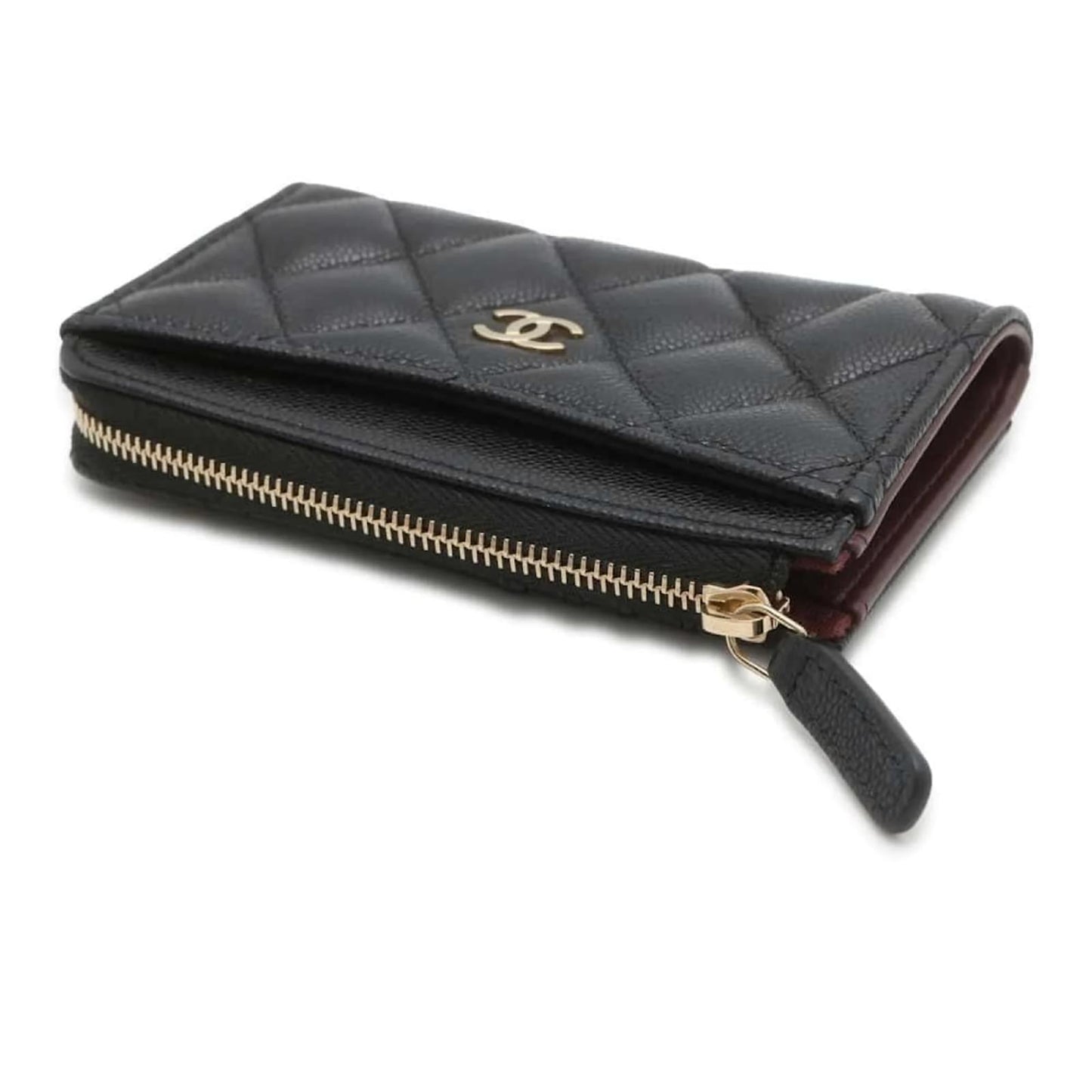 Chanel Caviar Leather Matelassé Wallet