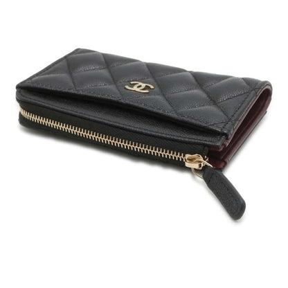 Chanel Caviar Leather Matelassé Wallet
