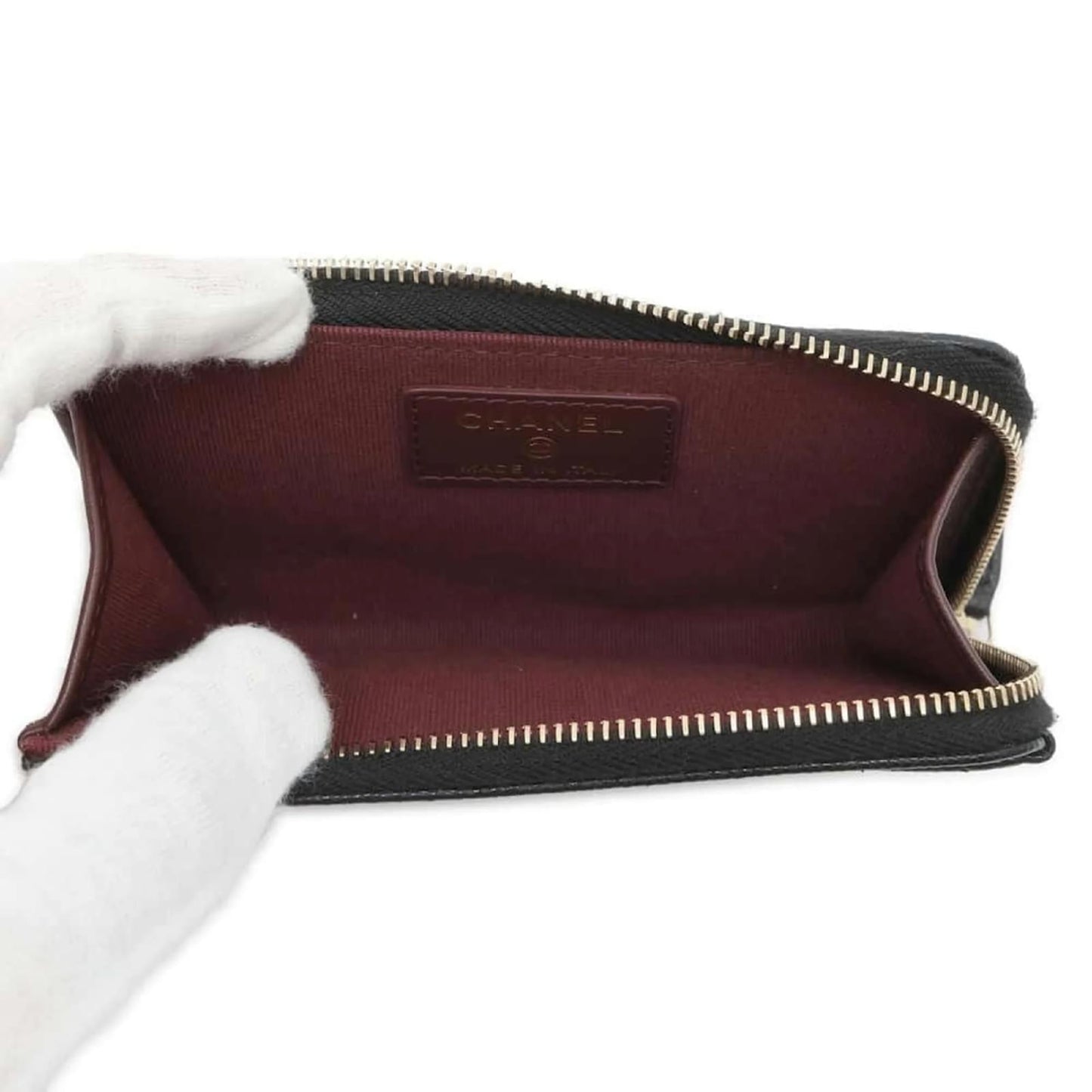 Chanel Caviar Leather Matelassé Wallet