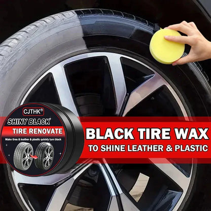 Black Tire Shine Polishing Wax