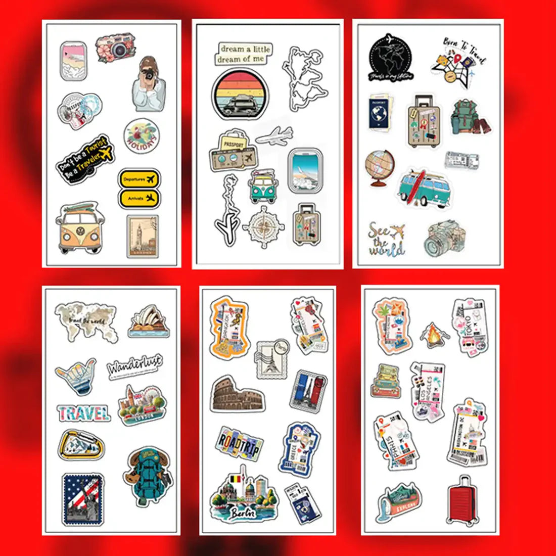 50 Premium Waterproof Stickers for Every Vibe