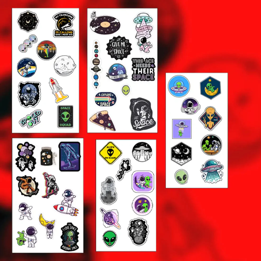 50 Premium Waterproof Stickers for Every Vibe