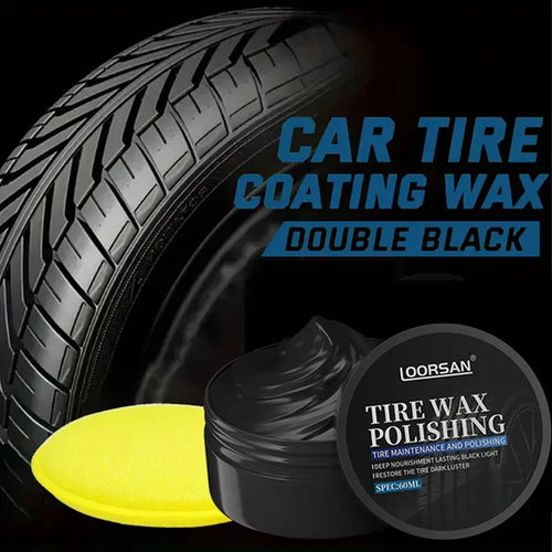 Black Tire Shine Polishing Wax