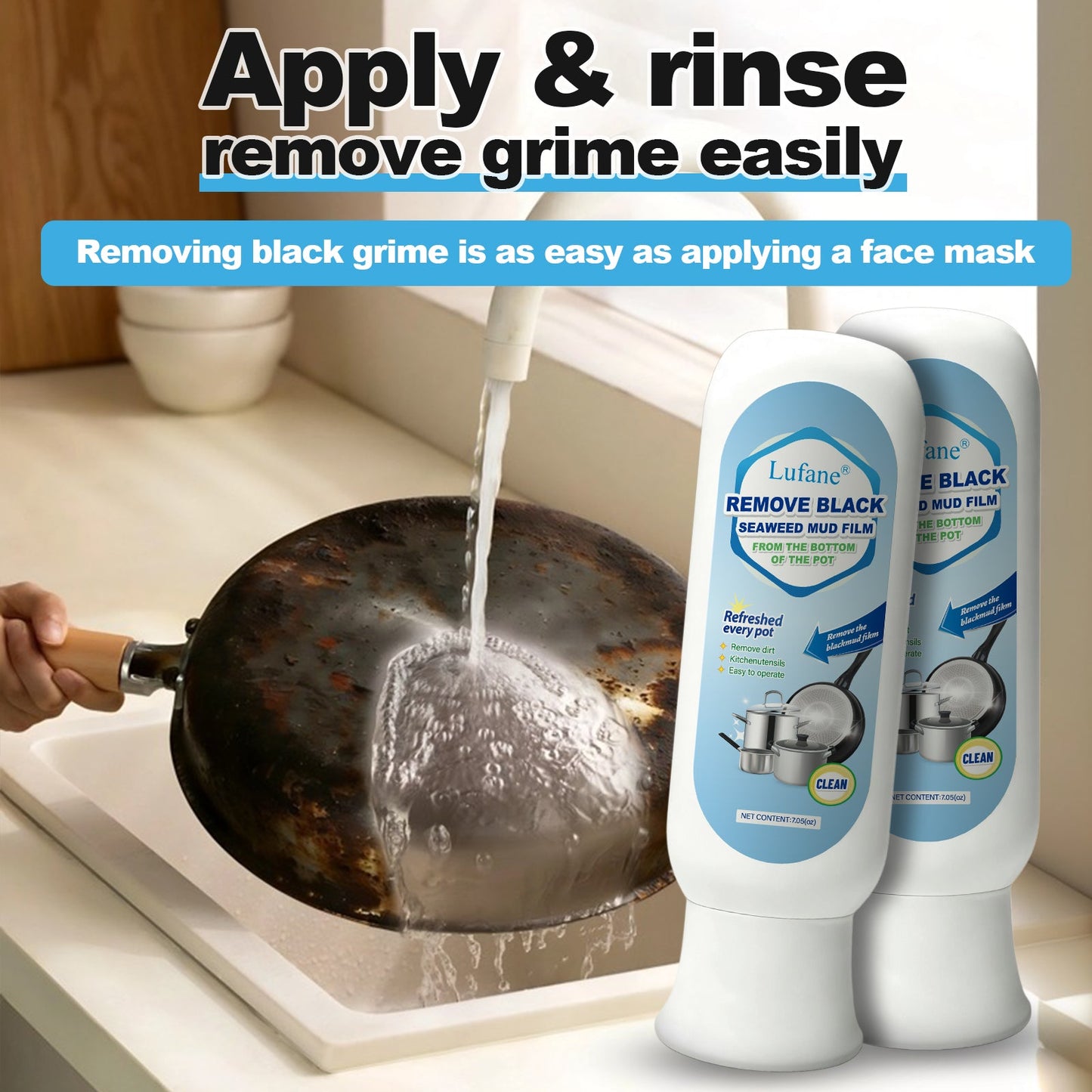 Lufane® Pot & Pan Black Stain Remover