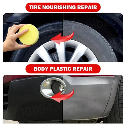 Black Tire Shine Polishing Wax