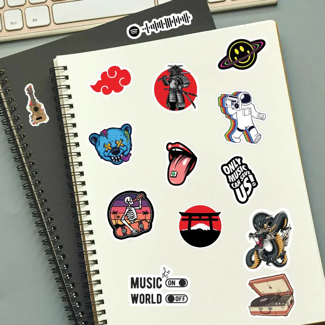 50 Premium Waterproof Stickers for Every Vibe