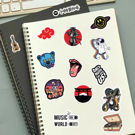 50 Premium Waterproof Stickers for Every Vibe