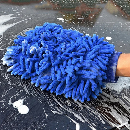 Car Styling Wool Soft Car Washing Gloves Cleaning Brush Motorcycle Washer Care Products
