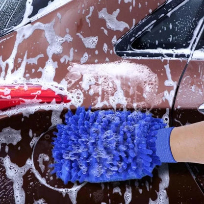 Car Styling Wool Soft Car Washing Gloves Cleaning Brush Motorcycle Washer Care Products