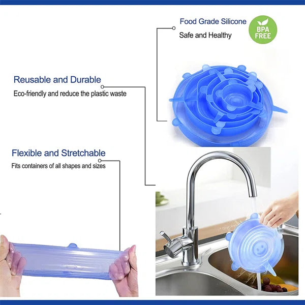 Silicone Lid Spill Stopper Cap