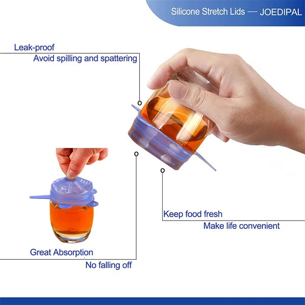 Silicone Lid Spill Stopper Cap