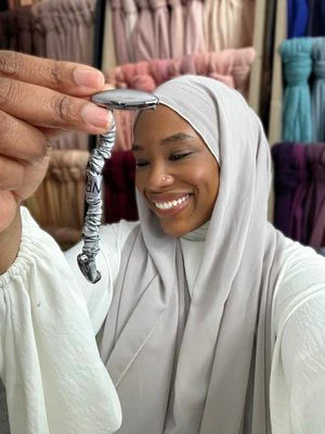 Stretchy Hijab Double Pin