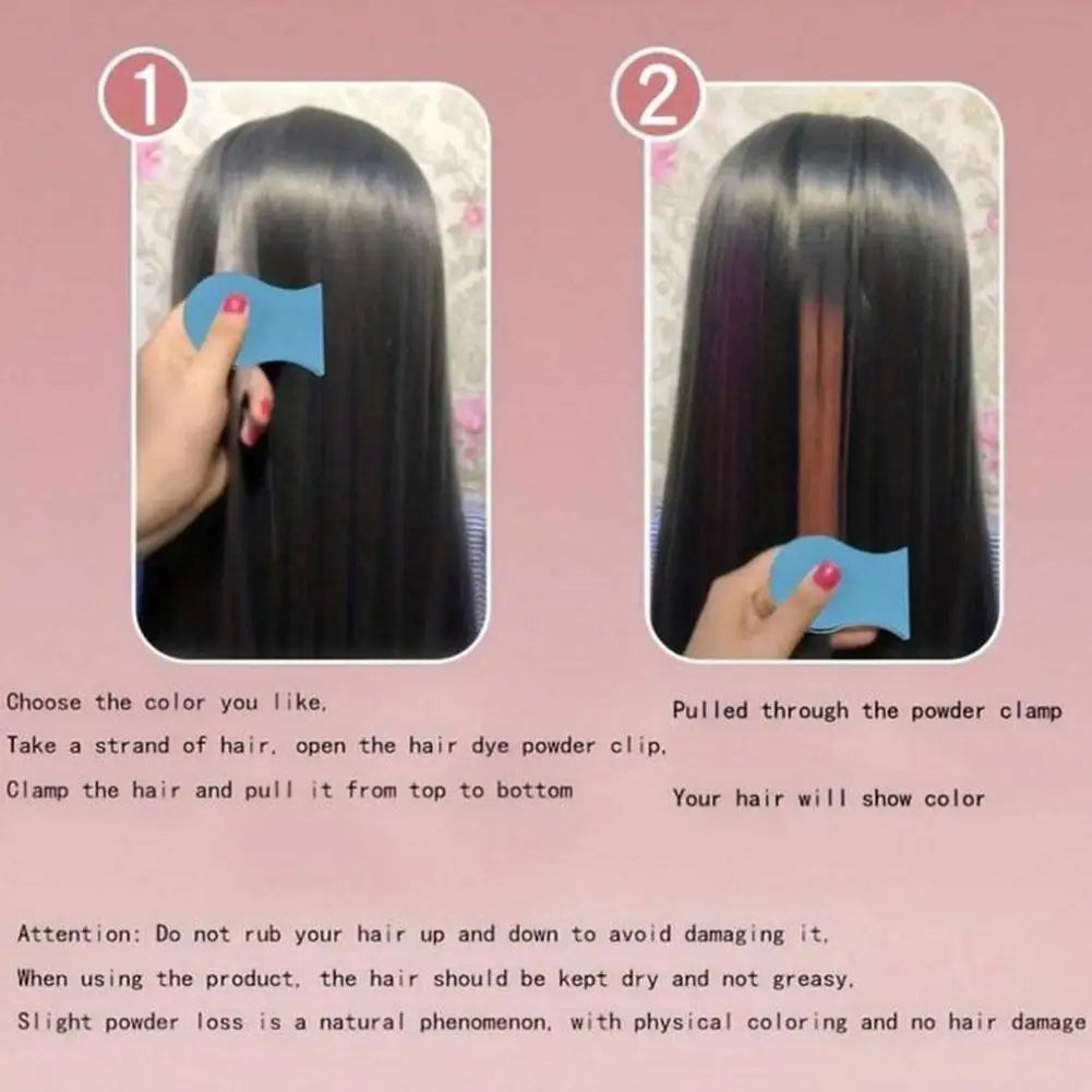 4 pcs Different Colors Temporary Hair Chalk Hair Dye