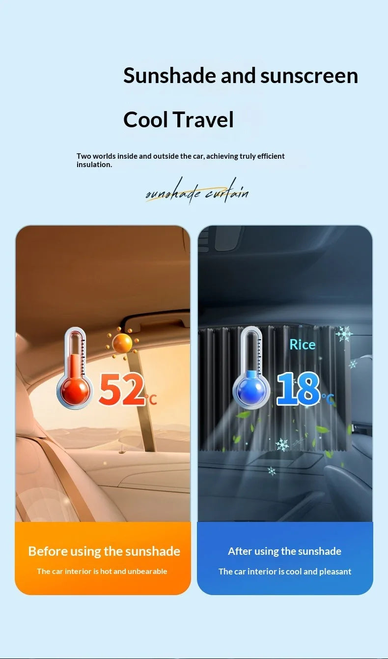 Foldable Car Side Window Sun Shade