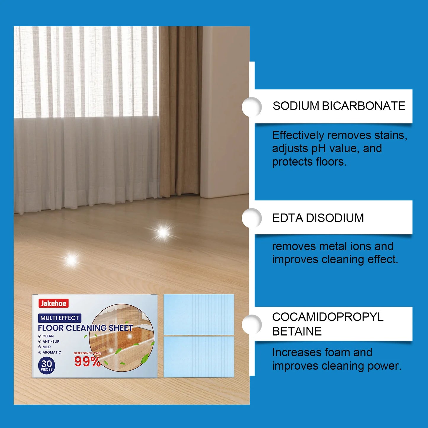 Ultra-Concentrated Floor Cleaning Sheets