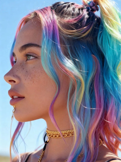 4 pcs Different Colors Temporary Hair Chalk Hair Dye