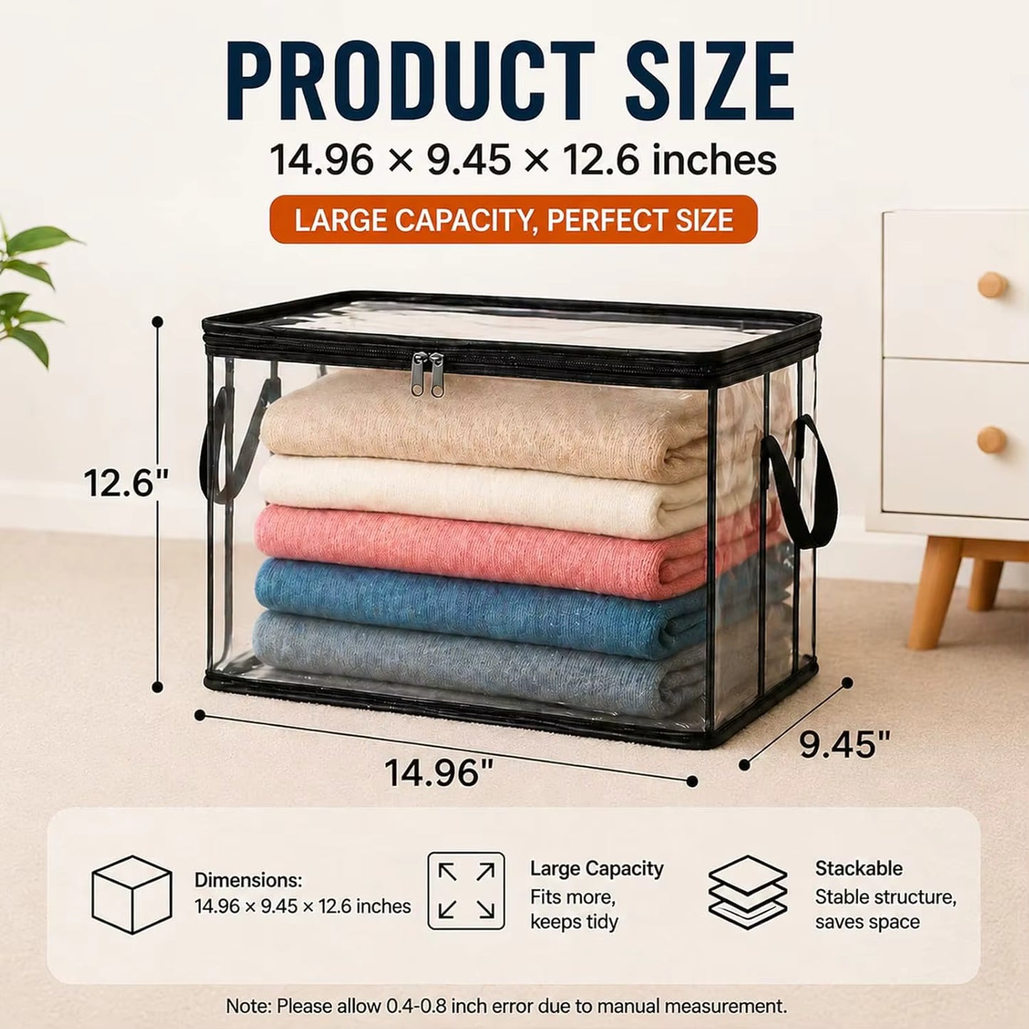 Large Capacity Foldable Storage Bag