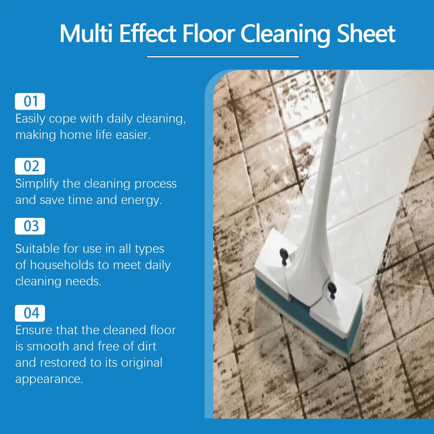 Ultra-Concentrated Floor Cleaning Sheets