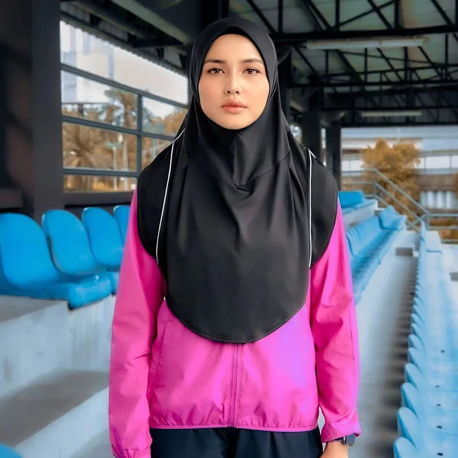Instant Hijab with Stitched Cap