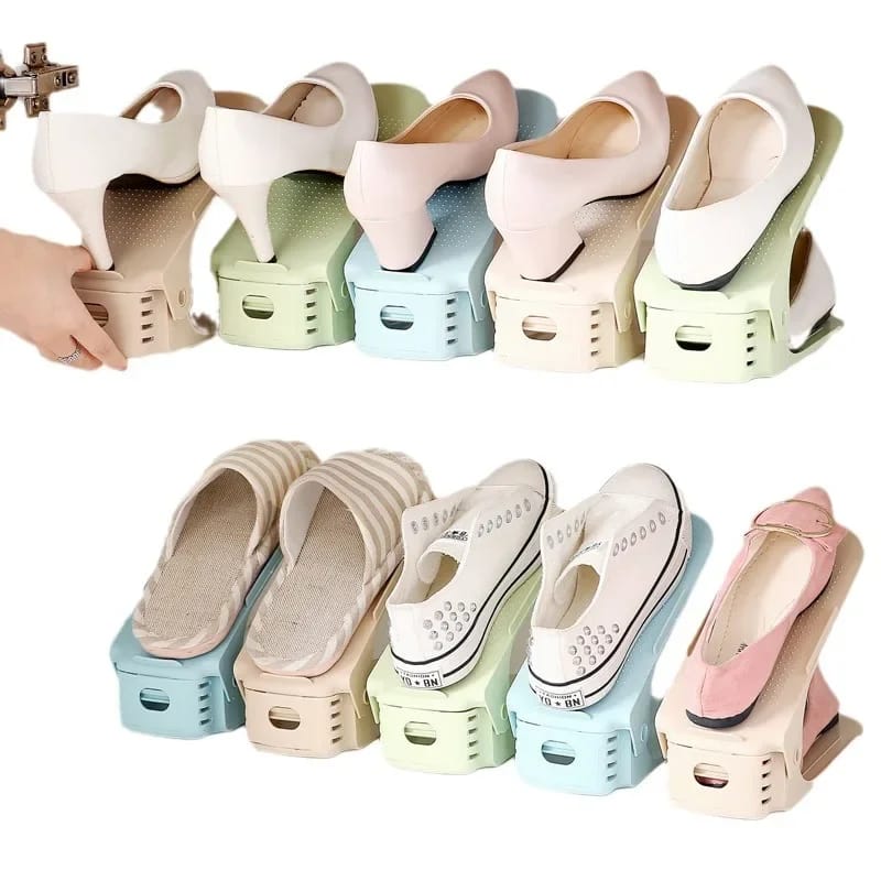 Double Layer Adjustable Shoe Bracket ( PACK OF 2)