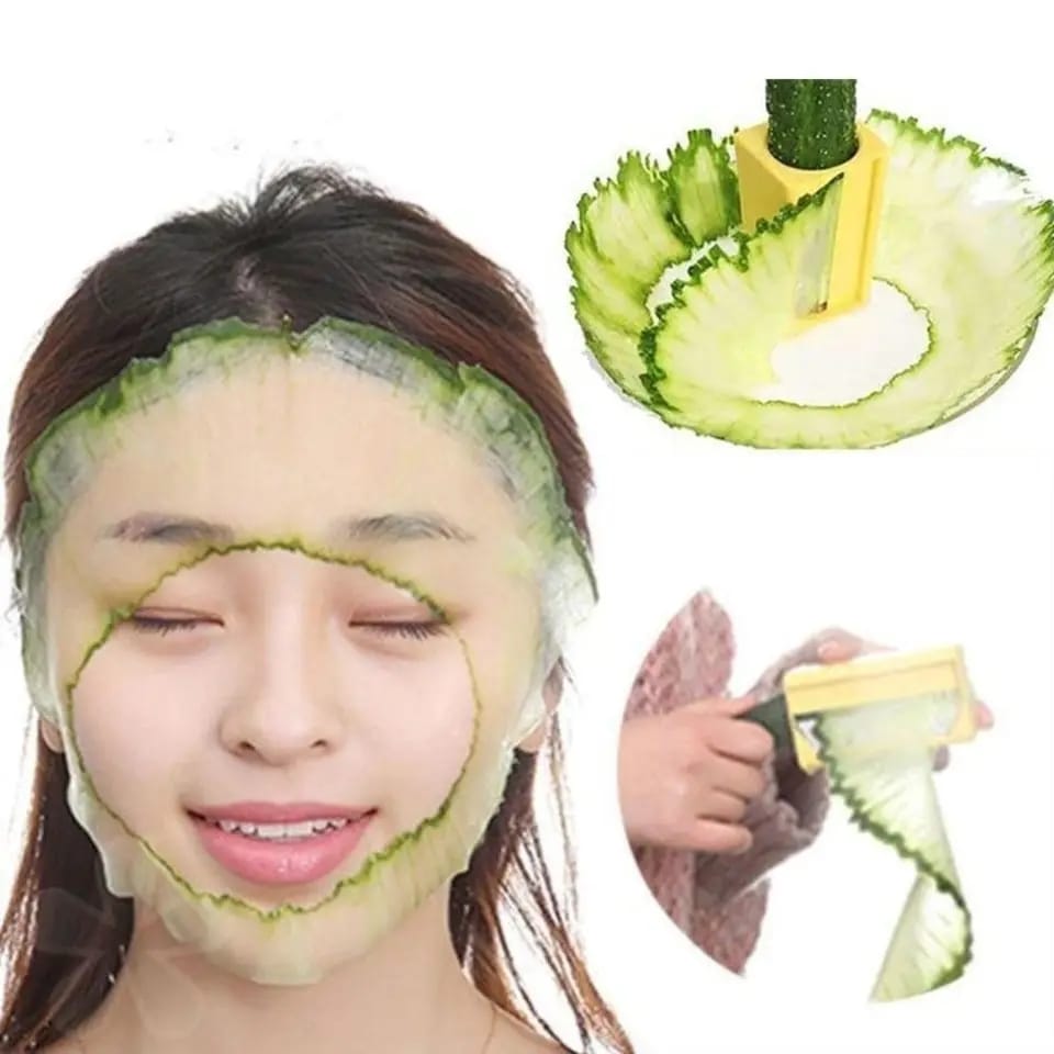 Beauty Cucumber Slicer Knife Sharpener Kitchen Accessories Peeler Fruit Curling