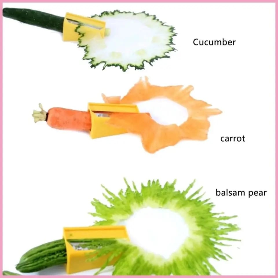 Beauty Cucumber Slicer Knife Sharpener Kitchen Accessories Peeler Fruit Curling
