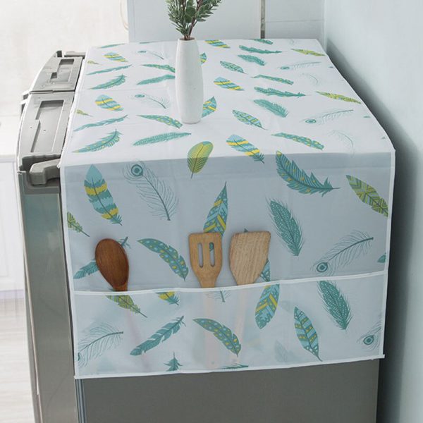 Fridge Cover with Dual Pocket Design