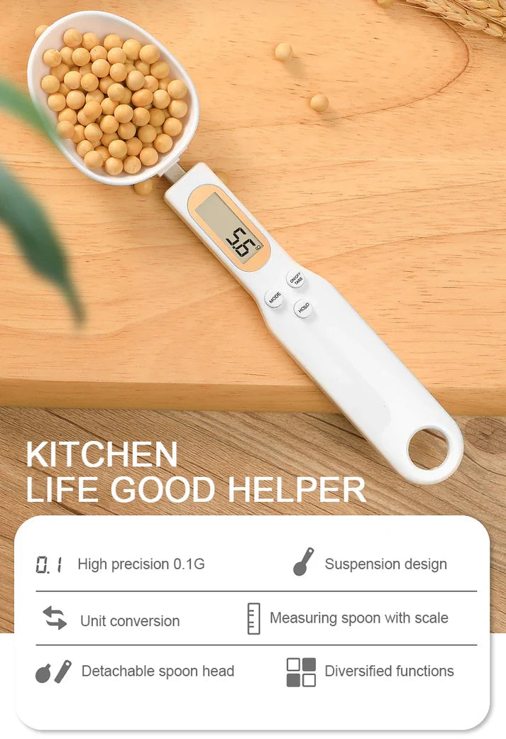 🔥Last Day Sale 30% Off 🔥 LCD Digital Cooking Food Weight Measuring Spoon 500g