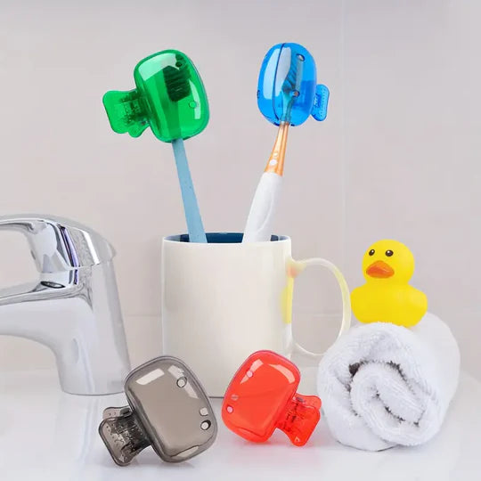 Travel Portable Toothbrush Head Cover Case ( Pack of 2 )