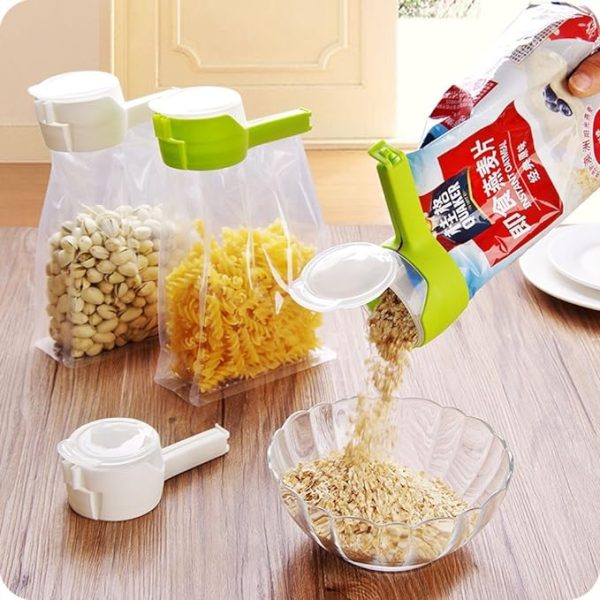 Food Sealing Clip with Discharge Nozzle ( Pack of 2 )