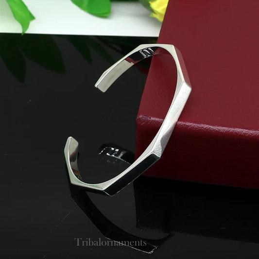 Hexagon Cuff Bangle