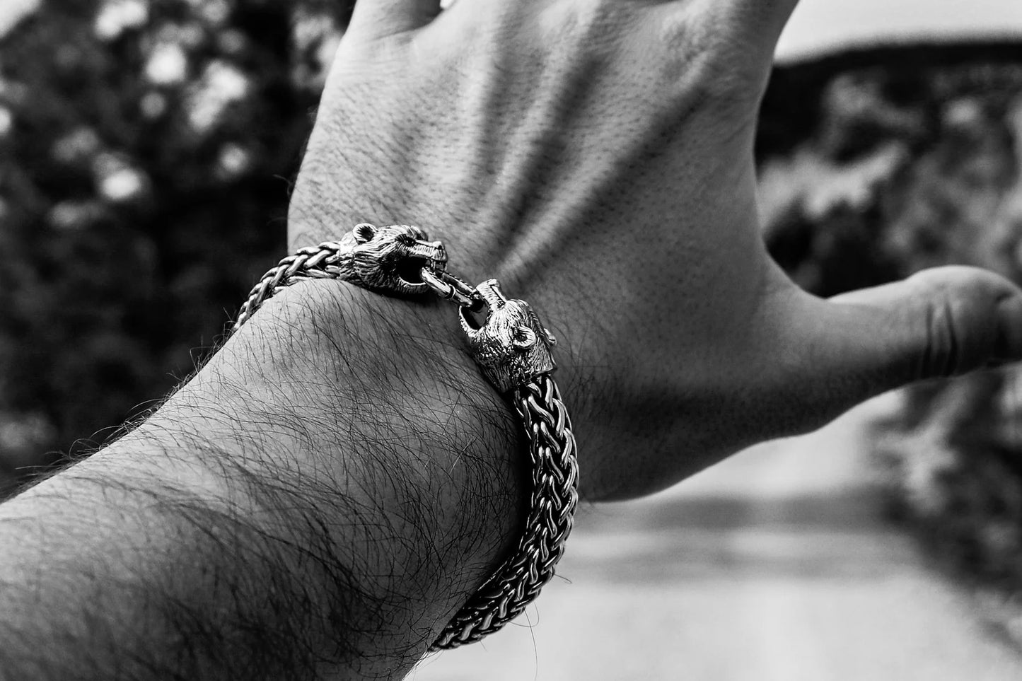 HEAVY BEAR SILVER BRACELET