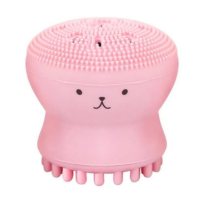 Octopus Shape Silicone Face Cleansing Brush Facial Cleanser Face Scrub Massage Washing  (Pack of 2)