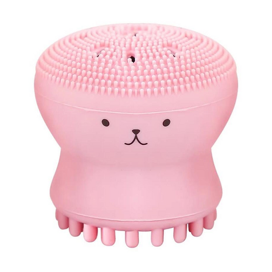 Octopus Shape Silicone Face Cleansing Brush Facial Cleanser Face Scrub Massage Washing  (Pack of 2)