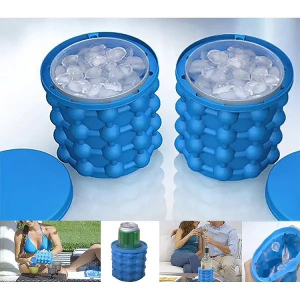 New Magic 120 Ice Cube Maker Genie Silicone